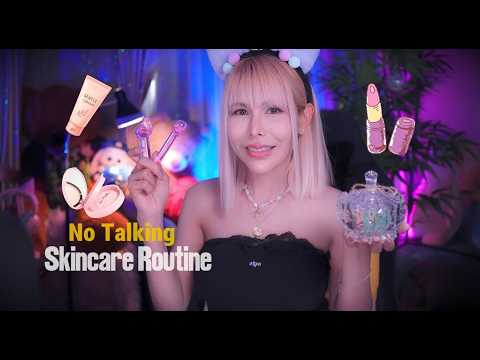 ASMR Skincare Routine🧴💕No Talking with Background Music🎵