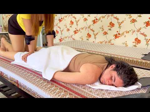 ASMR: Pattaya Thai Barber Gives Full Body Massage Experience!