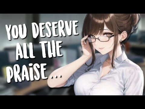 Alone in the Office with your Boss [Binaural & Confession] [F4A Overtime Work Office Asmr Roleplay