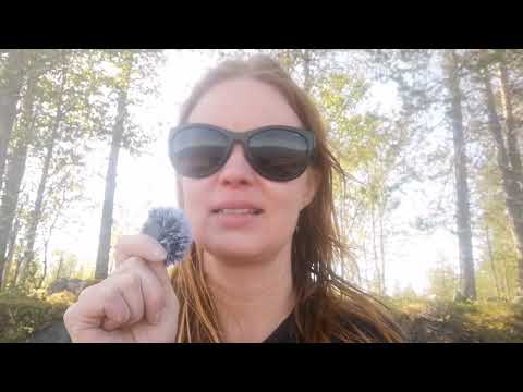 ASMR by the Lake | Soft Spoken with an accent -  Summer thoughts & water sounds