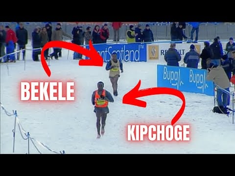 Kipchoge VS Bekele SNOWY Cross Country 9K Distance