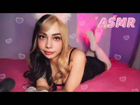 ASMR BINAURAL, SONS DE BOCA, LUVAS, LOÇÃO CORPORAL, MOUTH SOUNDS, LATEX GLOVES WITH BODY OIL #ASMR