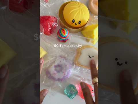 ASMR squishy haul from TEMU