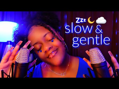 ASMR For Those Who Like It Slow & Gentle 💙😴✨(Sleepy & Tingly)