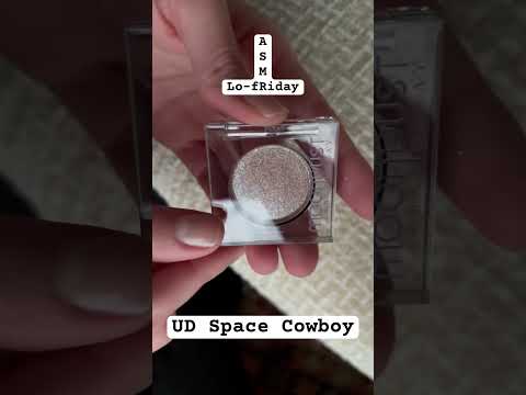 Lo-fRiday ASMR 🌙 UD Moondust Space Cowboy #makeup #swatch #lofiasmr