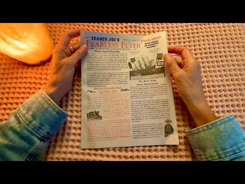 🍁Cozy ASMR with the Trader Joe’s Fearless Flyer 🍂Fall 2025 