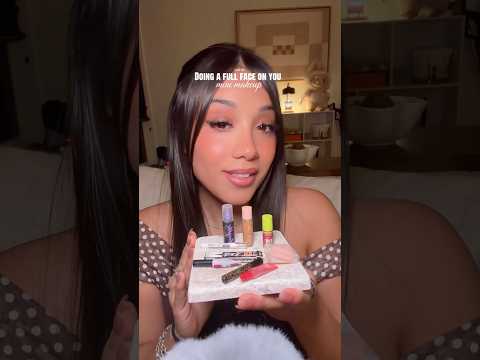 Full face of TINY makeup #asmr