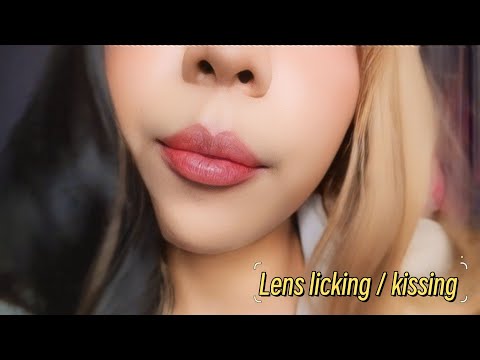 ASMR 30MIN DE PURO LENS LICKING KISSING 😛🤩 #ASMR