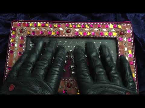 LEATHER GLOVES   🙏   VINTAGE  🖤  [[ASMR]]