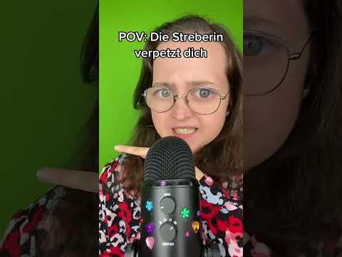 POV: Die Streberin verpetzt dich #shorts #asmrshorts #asmr