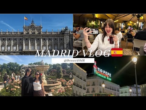 ASMR ESPAÑOL MADRID VLOG 🇪🇸❤️