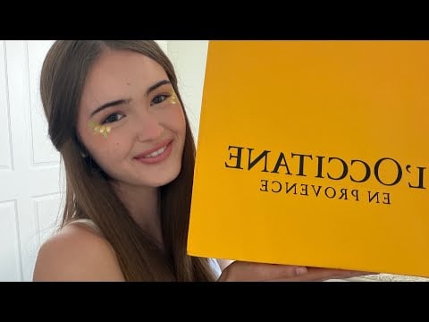ASMR Unboxing L’Occitane Products!! 🍋🍋‍🟩 