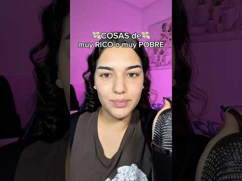 Cosas de MUY RICO 💸 o de MUY POBRE💀 #asmr #maquillaje #asmrespañol