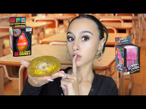 ASMR| SASSY girl sells you squishys in CLASS?😳