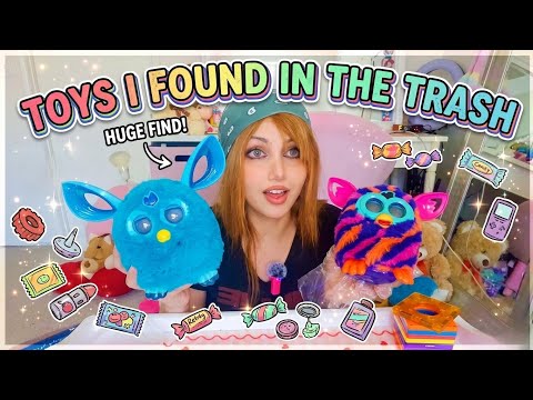 Toys I found in the thrash ASMR 