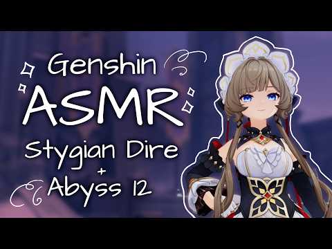 abyss 12 and stygian dire! ⋆˙⟡ genshin asmr ⟡˙⋆ whispers + rain, keyboard, mouse sounds