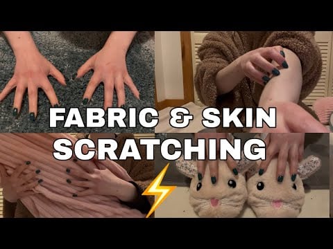 ASMR | SOFT FABRICS & SKIN SCRATCHING | FAST AGGRESSIVE | LOFI | CUSTOM VIDEO | NO TALKING