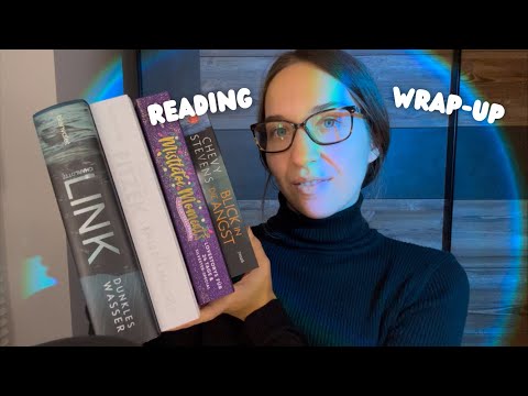 ASMR Reading Wrap-Up 🦋 (Book Triggers, Page Turning, Paper Sounds, Tracing, Whisper Ramble)