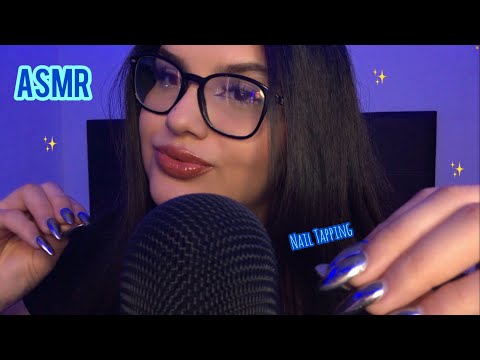 NAIL TAPPING + MOUTH SOUNDS ✨ TAPPING EN MIS UÑITAS | ASMR EN ESPAÑOL