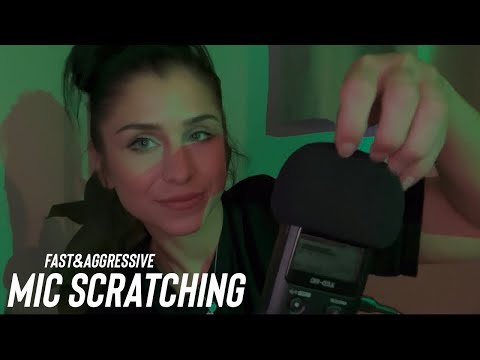 MIC SCRATCHING with Tascam. (Fast and Aggressive)