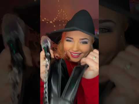Gothic Leather Bag ASMR