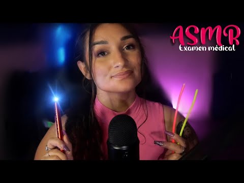 ASMR FRANÇAIS : ROLEPLAY EXAMEN MEDICAL  👩🏻‍⚕️