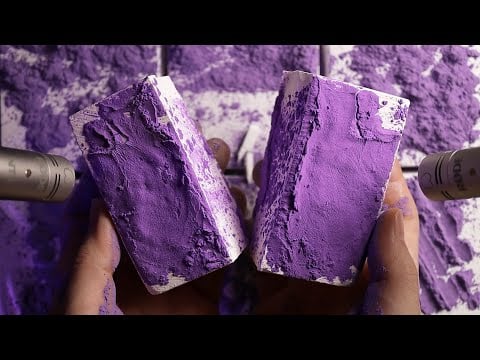 ASMR Satisfying Gym Chalk Destruction 고막 속까지 선명하게 들리는 짐초크 부수기 ASMR