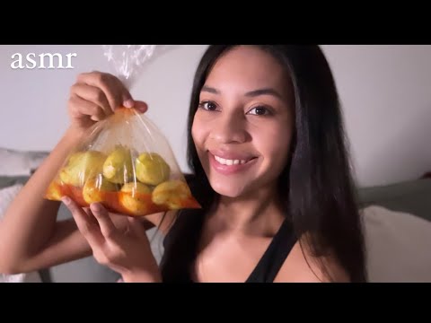 asmr ~ comiendo mango tierno 🥭 (mouth sounds)
