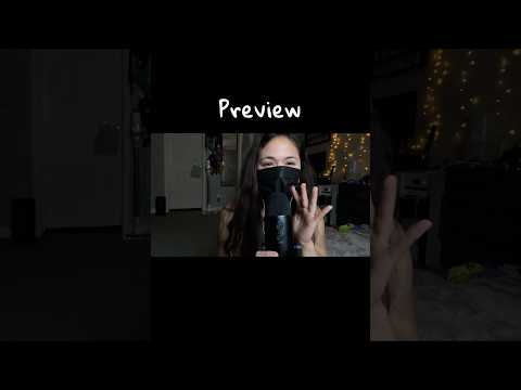 Preview: Masked Random ASMR Rambles & Triggers For Sleep/Relaxation 😴 #asmr #whisperasmr #relax