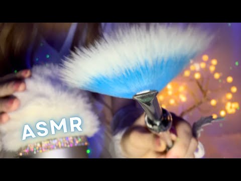 ASMR Brushing and Touching Your Face✨Cozy Deep Sleep💫(No talking,No mouth sounds)