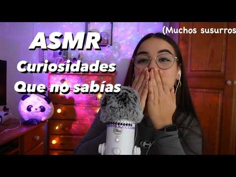 ASMR CURIOSIDADES QUE NO SABÍAS!😱 Cuántas sabías?🤔 | ASMR talking en español para dormir | Pandasmr