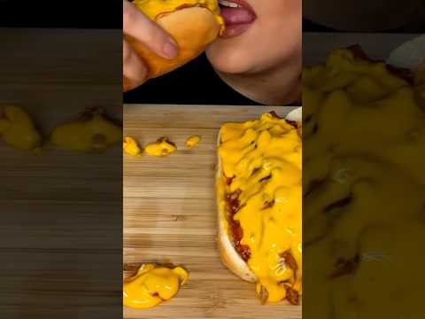 Cheesy Chili Dogs #asmr #food #yummyfood #hotdog