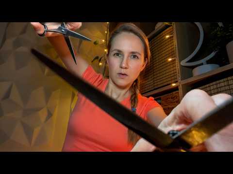 chaotic AGGRESSIVE haircut ✂️ 💇 fast lofi asmr