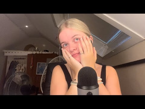 asmr | fast dry mouth sounds & hand sounds!!