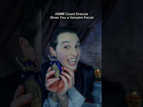ASMR Count Dracula Gives You a Vampire Facial #asmr #halloween