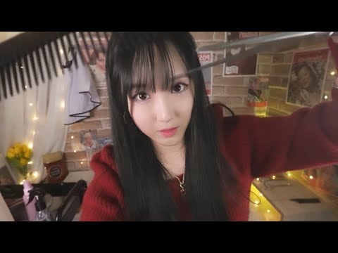 ASMR(Sub✔)Sleep-inducing Hair Salon Role Play | Haircut, Trimming, Shampooing, Massage, Curling Hair