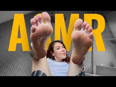[4K USA ASMR] The Secret to DEEP SLEEP: Baby Cream FOOT CARE