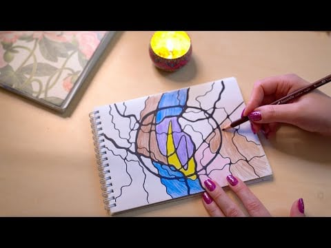 [Patreon Trailer] Рисунок Нейрографики АСМР Шепот (38:32) Neurographic Drawing ASMR for Sleep