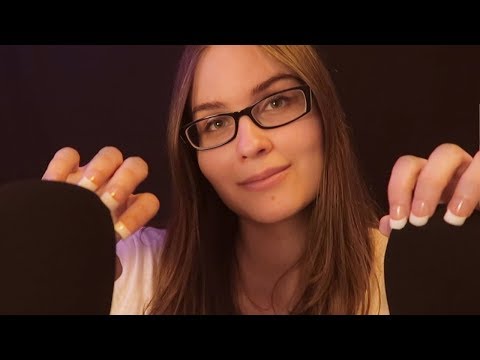 ASMR Mic Scratching + Inaudible Whispers