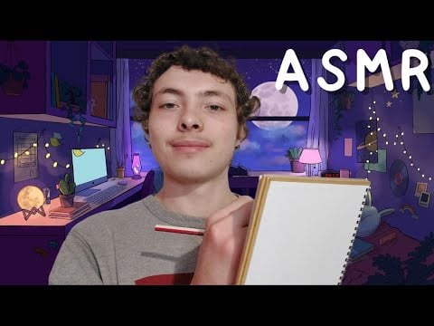 ASMR FR: Roleplay🎨Je te fais plusieurs portraits🎨(dessin, photo, mains)