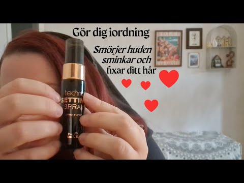 Roleplay ASMR på Svenska - gör dig iordning. Smörjer, sminkar och fixar håret. Personal attention