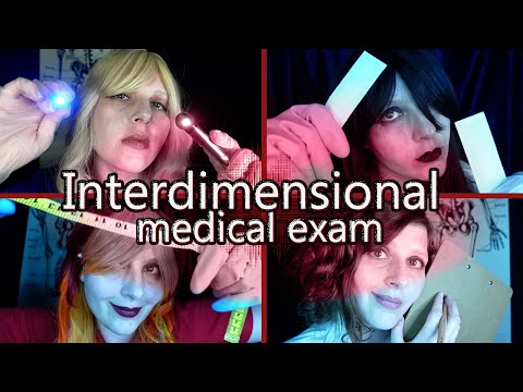 Four Medical Exams at Once | Interdimensional ASMR Roleplay, Layered Sounds, Personal Attention