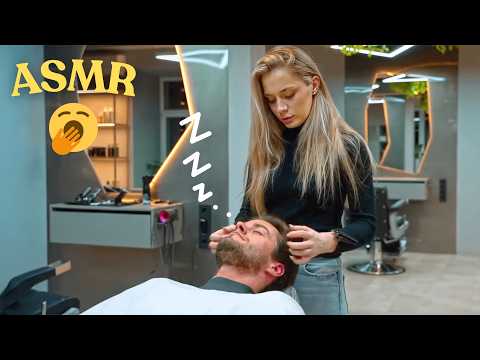 💈(ASMR) Why Everyone Loves This Blonde Barber | Alina’s Haircut Session