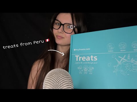 ASMR Trying Treats From Peru 🇵🇪 Try Treats Unboxing