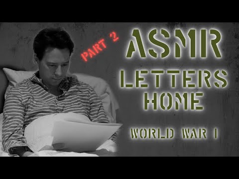 ASMR Roleplay ✉️ Writing Letters Home To You Part 2 🎖️