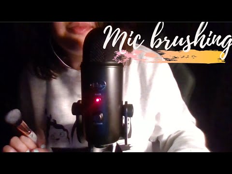 ASMR Super relaxing mic brushing