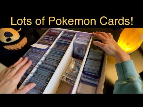 Soft-Spoken Pokémon Card ASMR | Looking at Vintage Base Set Cards | Unintentional ASMR