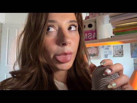 ASMR Closed Eye Exam Mouth Sounds Focused (no midroll ads) 