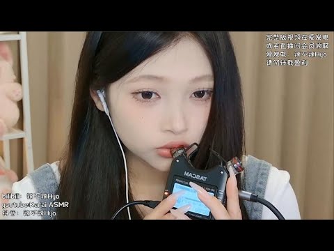 【Karai ASMR】Mouthsounds Zoom&Tascam两个录音笔口腔音预览