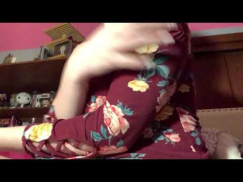 ASMR| Nail Tapping, Shirt& Skin Scratching